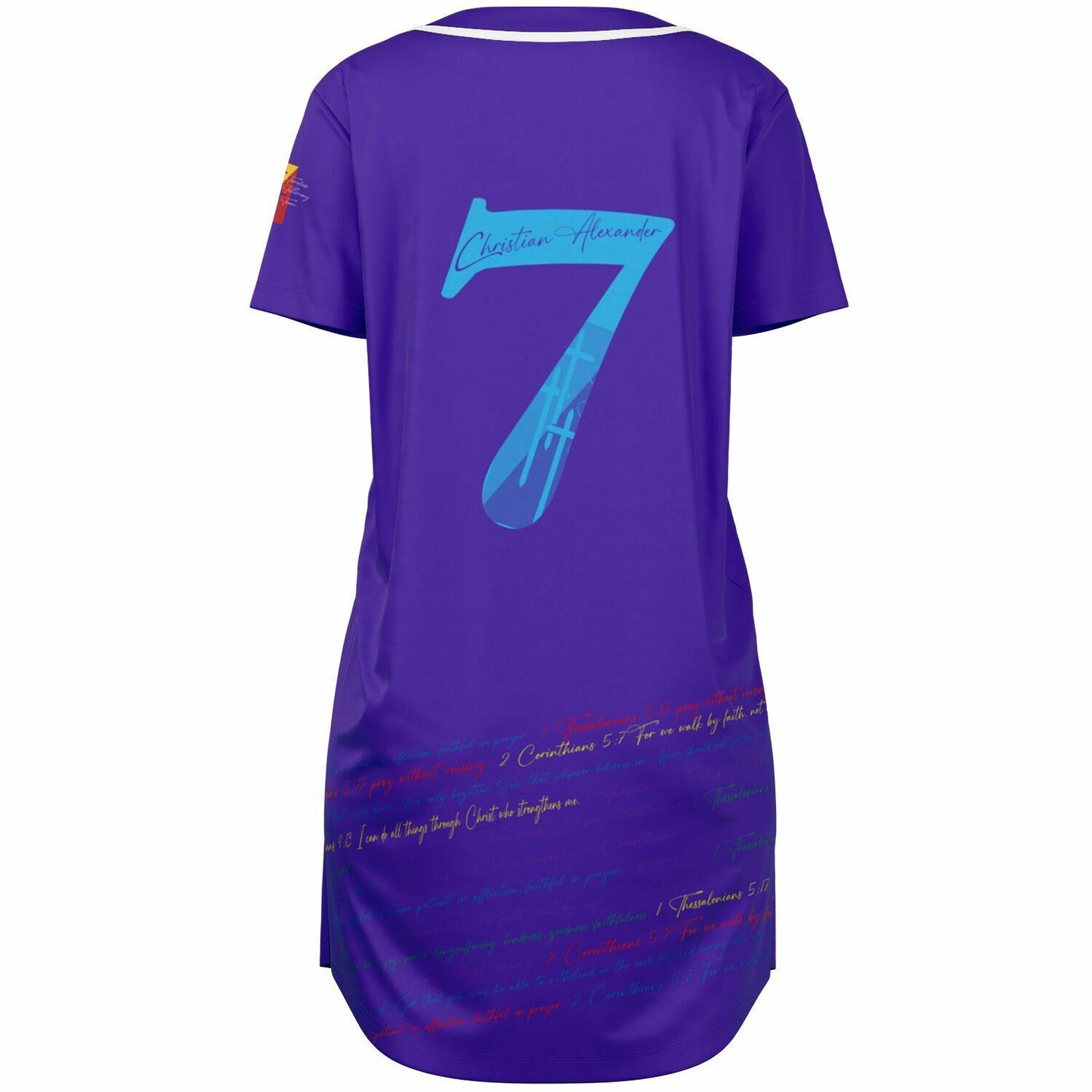 Christian Alexander Baseball Jersey Dress