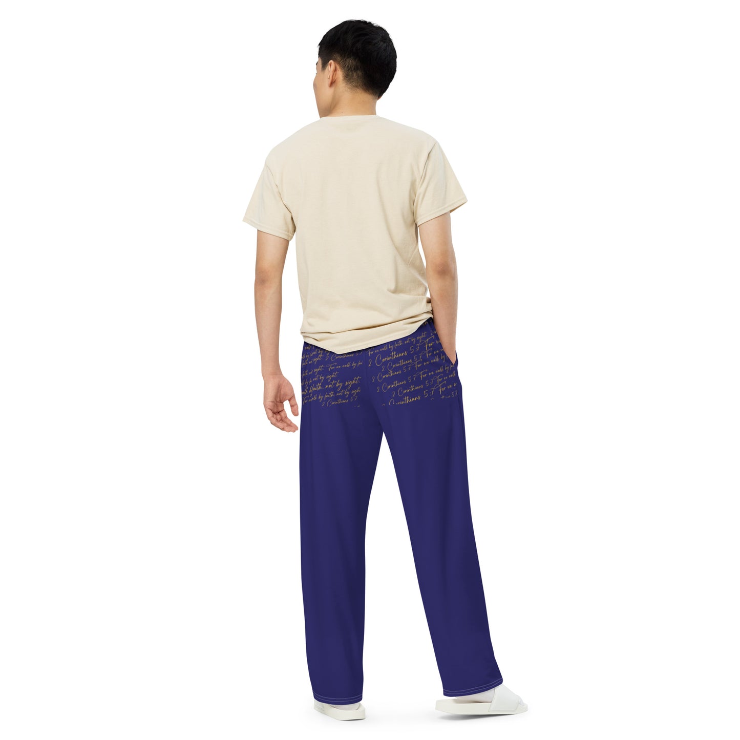 "The Versatile Verses" Unisex Wide-Leg Pants by Christian Alexander.