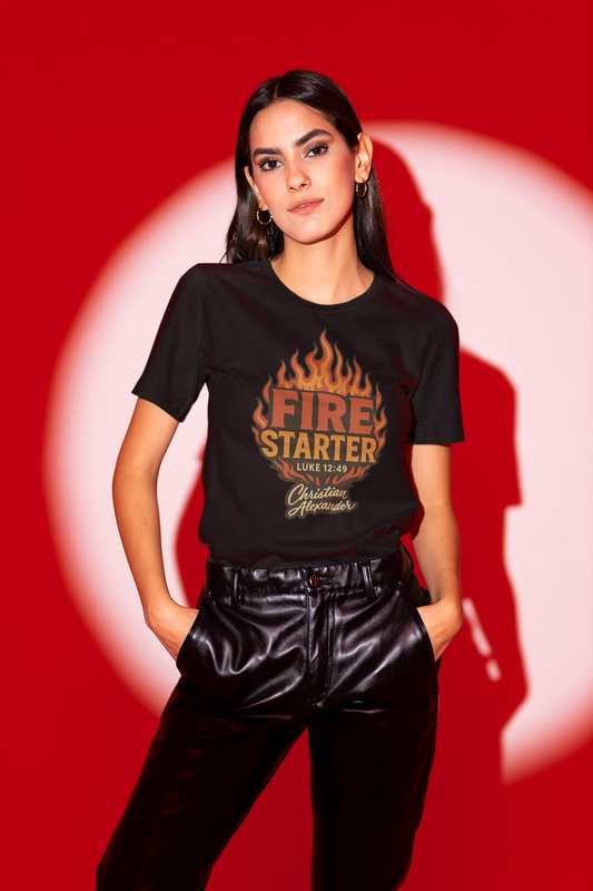Fire Starter Tee by Christian Alexander – Igniting Kingdom Passion