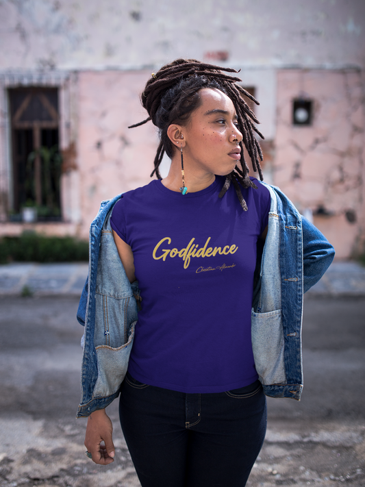 The GODFIDENCE™ Tee – A Garment of Bold Prayer & Royal Assurance