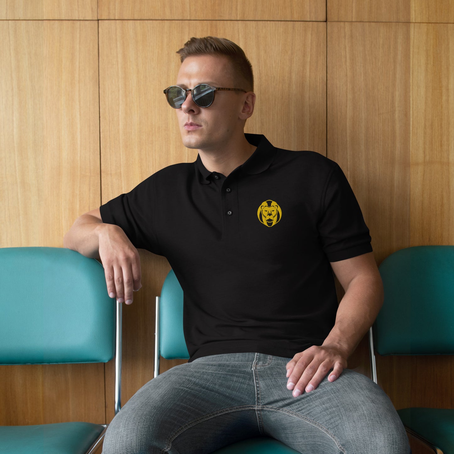 Big Kat Lion Heart Premium Polo