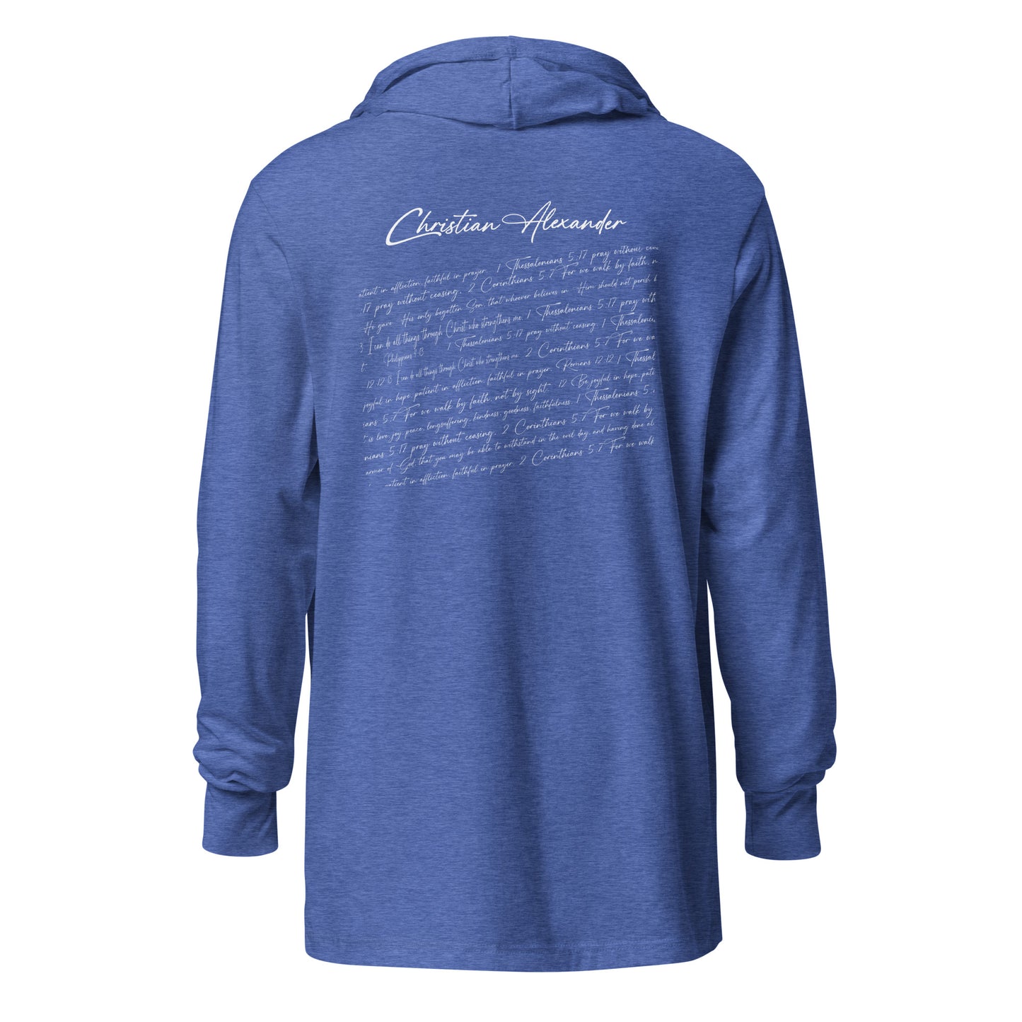 Christian Alexander Hooded Long Sleeve Tee