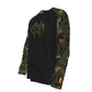 Christian Alexander Lion Heart Camo Script Long Sleeve Tee