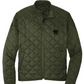Urban Radiance: Christian Alexander's Diamond Quilt Jacket