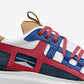 CJ-C947 Crown Jewels Sneakers by Christian Alexander (Blue Red Tan)