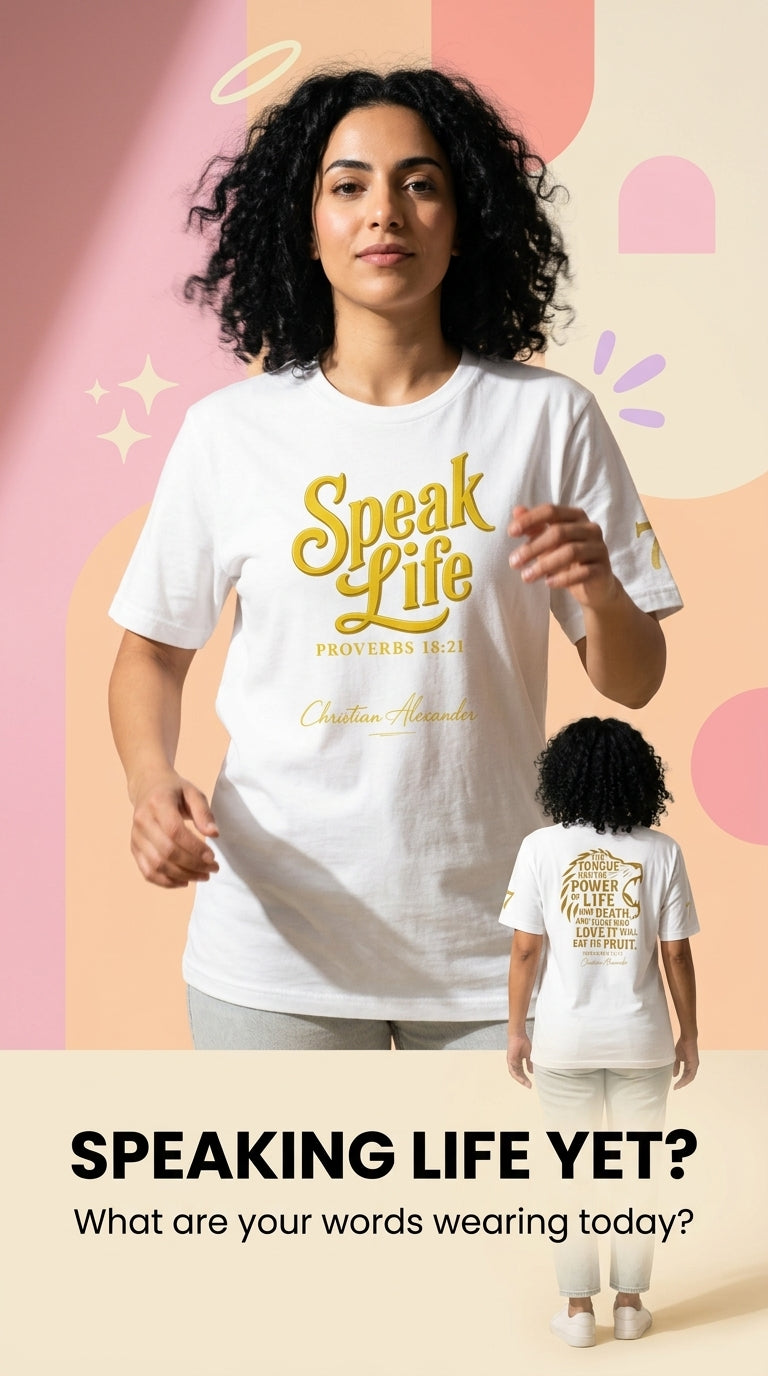SPEAK LIFE | Christian Alexander Witness Tee