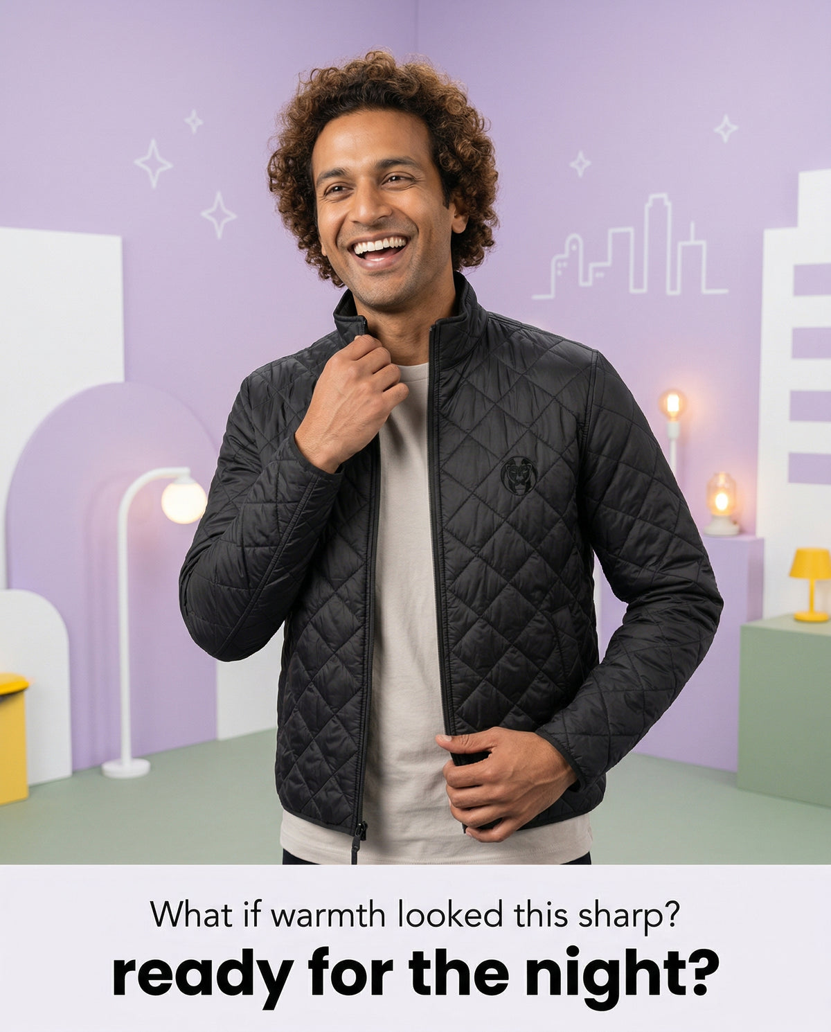 Christian Alexander's Diamond Quilt Jacket