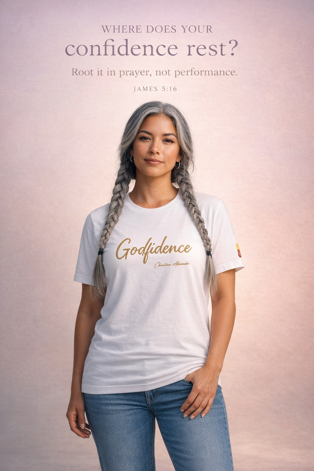 The GODFIDENCE™ Tee – A Garment of Bold Prayer & Royal Assurance