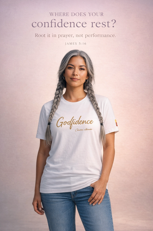 The GODFIDENCE™ Tee – A Garment of Bold Prayer & Royal Assurance