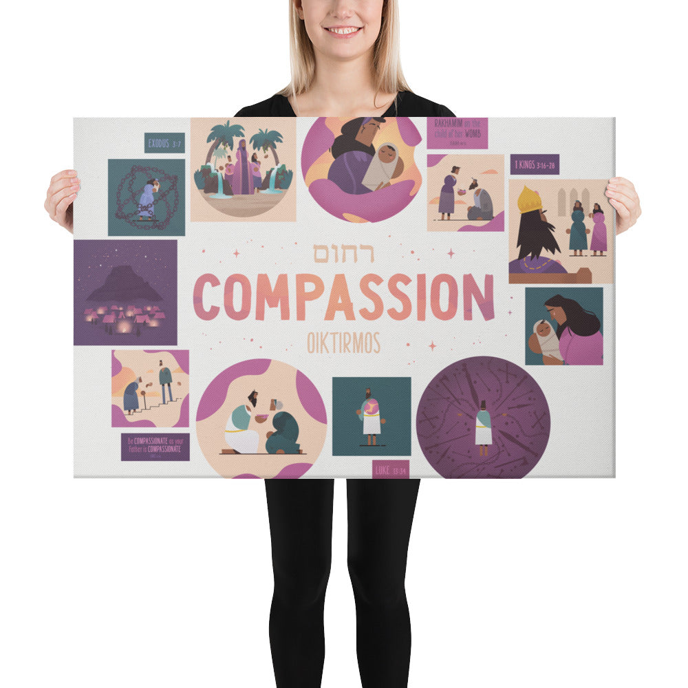 Christian Alexander's 'Character of God: Compassion' Canvas Art