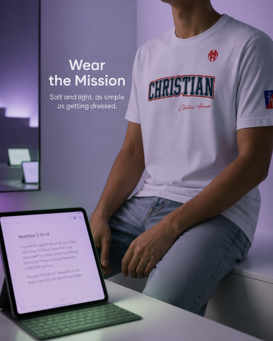 CHRISTIAN TEE by CHRISTIAN ALEXANDER - Salt & Light Edition