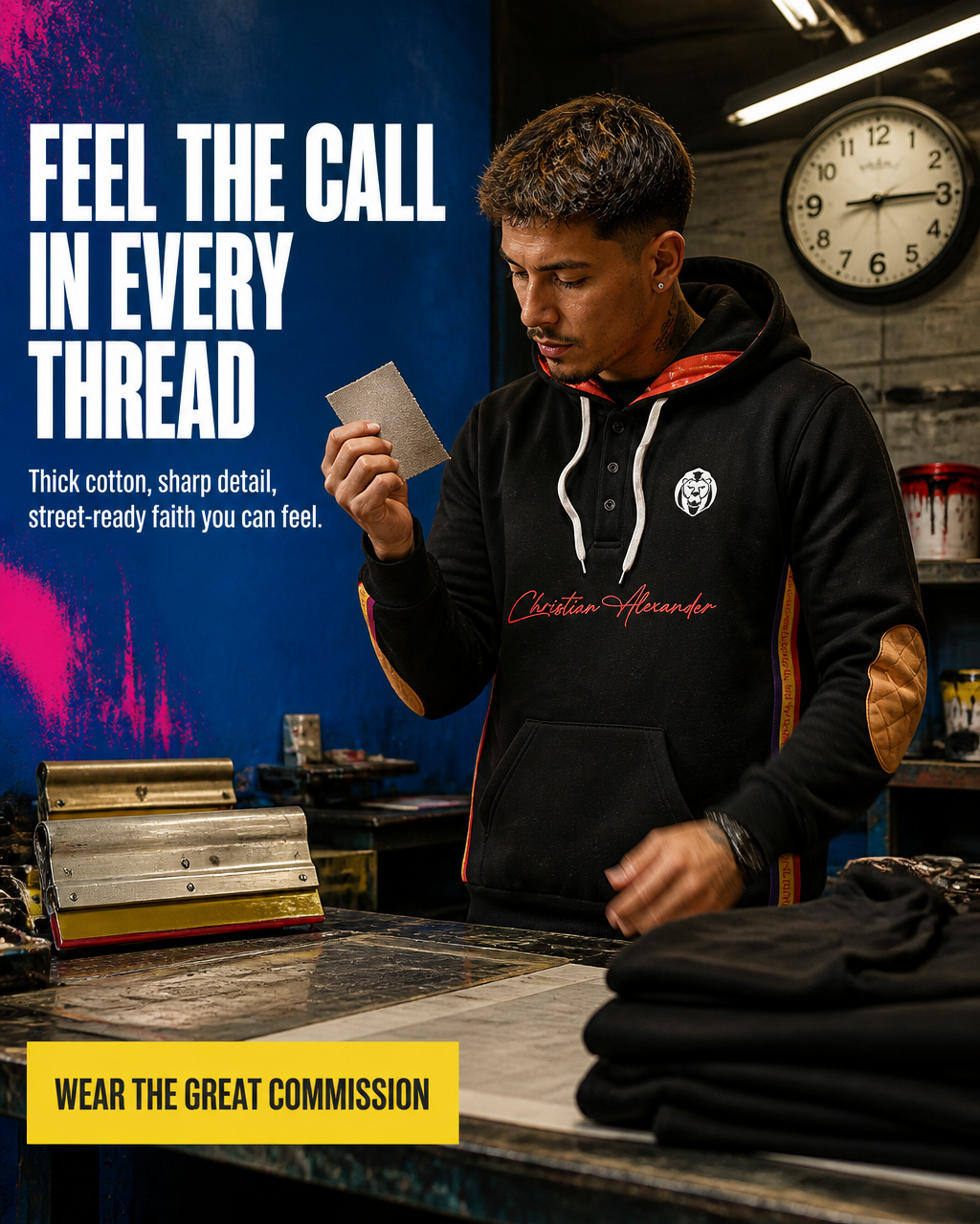 Christian Alexander Great Commission Rugby Hoodie