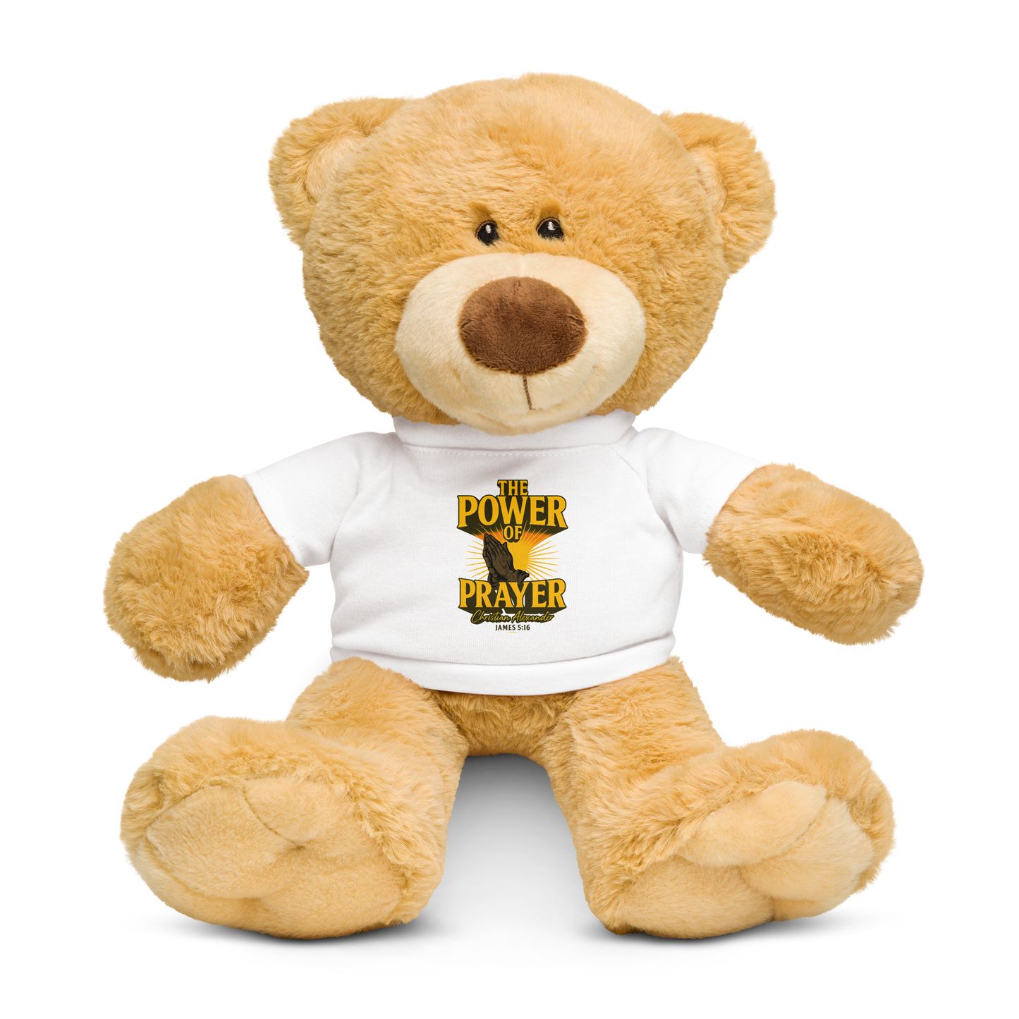 “Prayer Bear” – Faith-Filled Comfort Companion