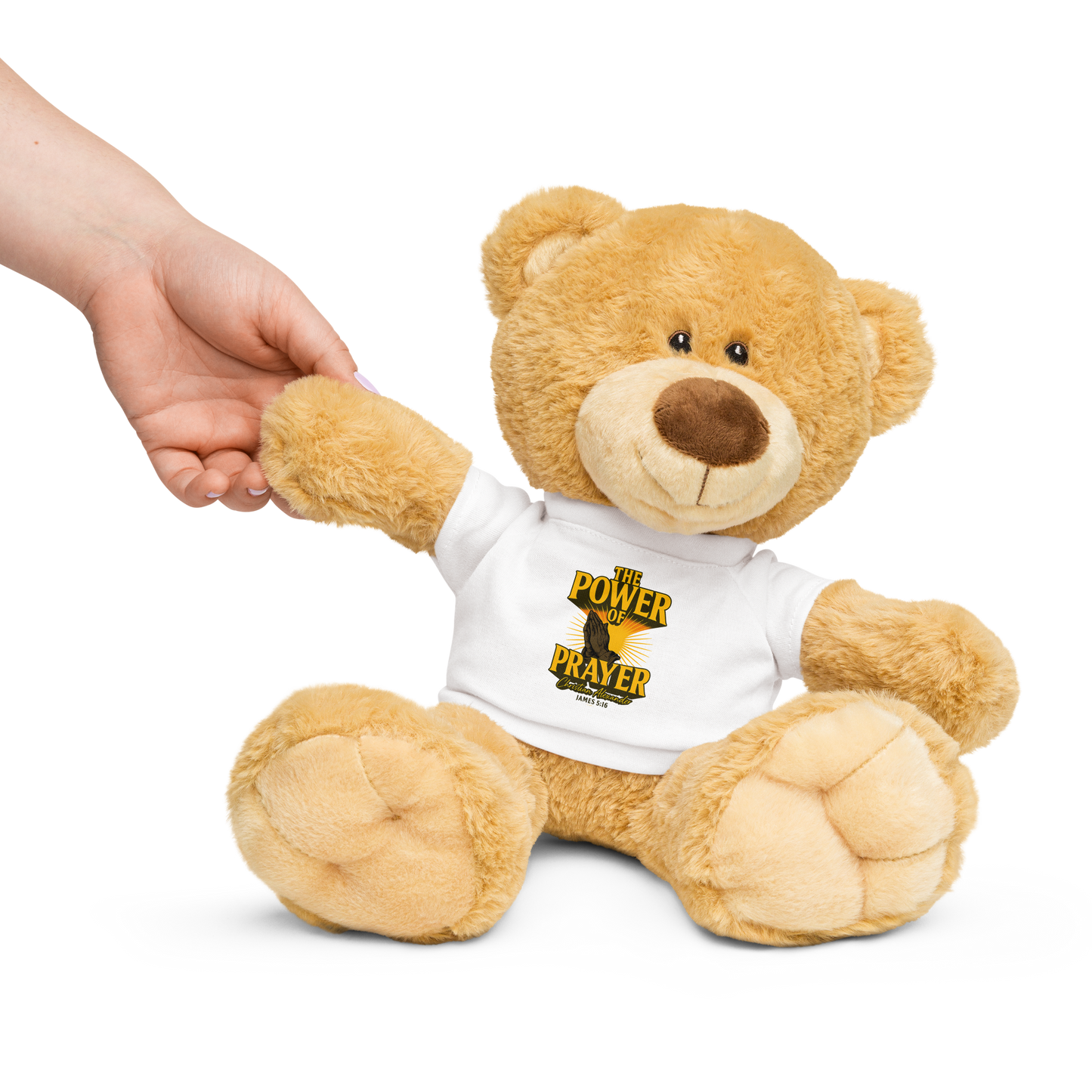 “Prayer Bear” – Faith-Filled Comfort Companion