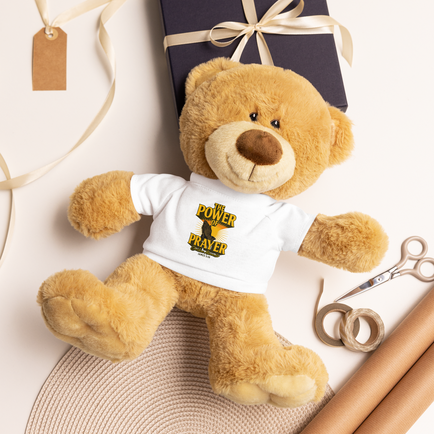 “Prayer Bear” – Faith-Filled Comfort Companion