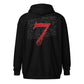 Lion Heart Embroidered Zip Script Hoodie