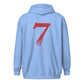 Lion Heart Embroidered Zip Script Hoodie