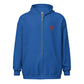 Lion Heart Embroidered Zip Script Hoodie