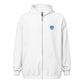 Lion Heart Embroidered Zip Script Hoodie