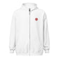 Lion Heart Embroidered Zip Script Hoodie