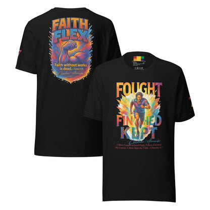 Faith Flex Tee black – bold Kingdom Special Forces faith tee